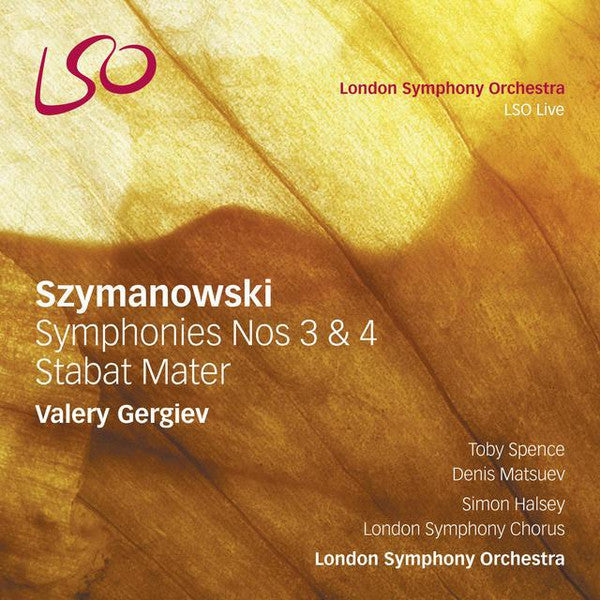 Karol Szymanowski - Symphonies Nos 3 & 4 / Stabat Mater - Used SACD