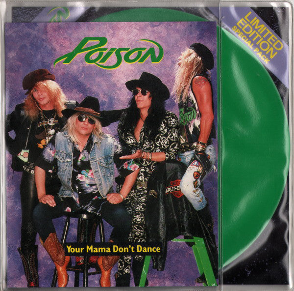 Poison - Your Mama Don't Dance - Used Vinyl Record 7"