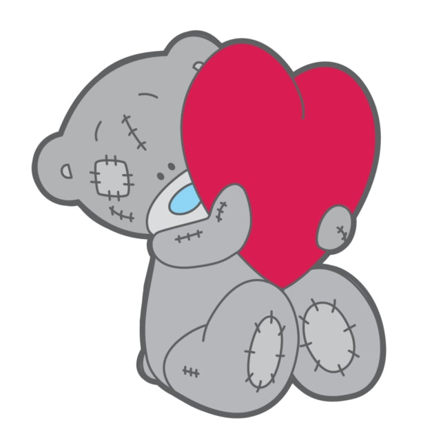 Tatty Teddy with Heart Pin Badge - Paperback