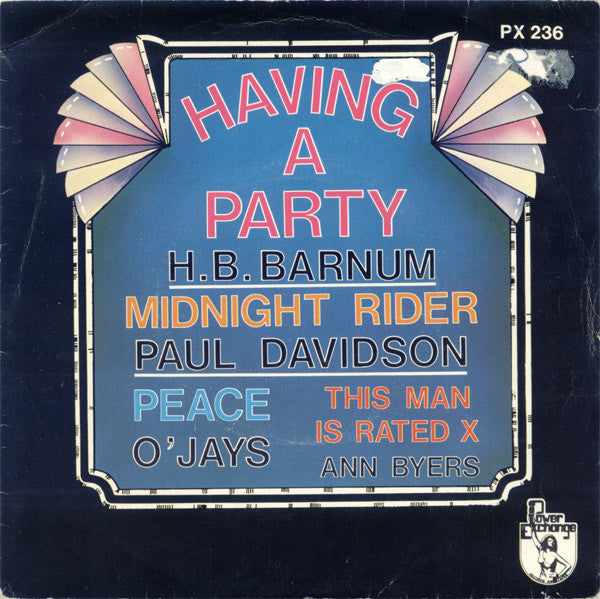 Various - Having A Party - Used Vinyl Record 7"