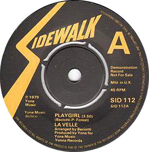 La Velle - Playgirl - Used Vinyl Record 7"