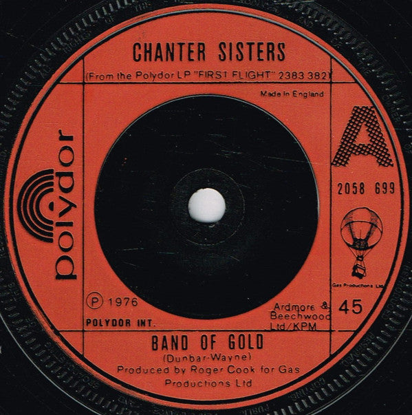 Chanter Sisters - Band Of Gold - Used Vinyl Record 7"