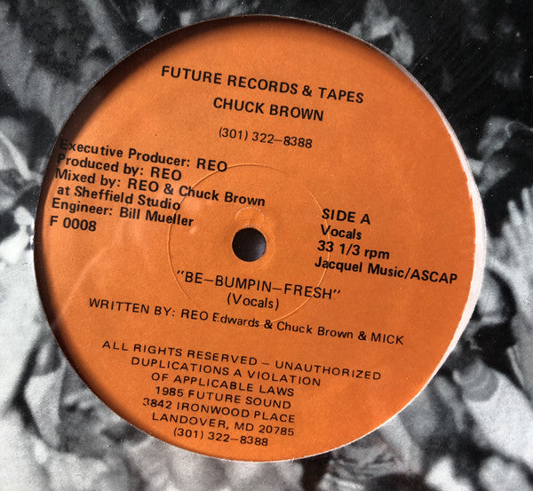 Chuck Brown - Be-Bumpin-Fresh - Used Vinyl Record 12"