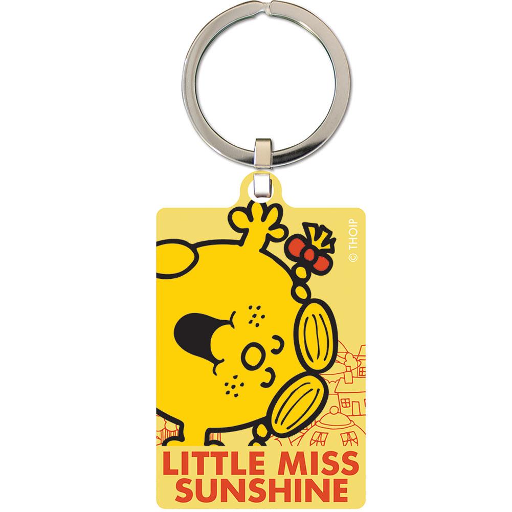 Mr Men & Little Miss - Little Miss Sun - keyrings - Approx 60mm x 40mm