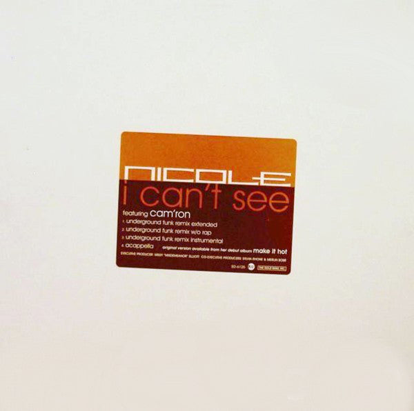 Nicole Wray - I Can't See - Used Vinyl Record 12"