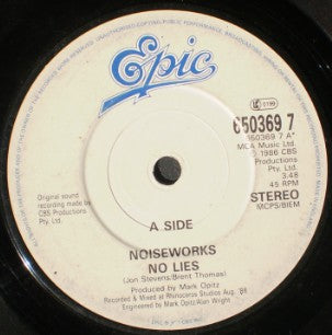 Noiseworks - No Lies - Used Vinyl Record 7"