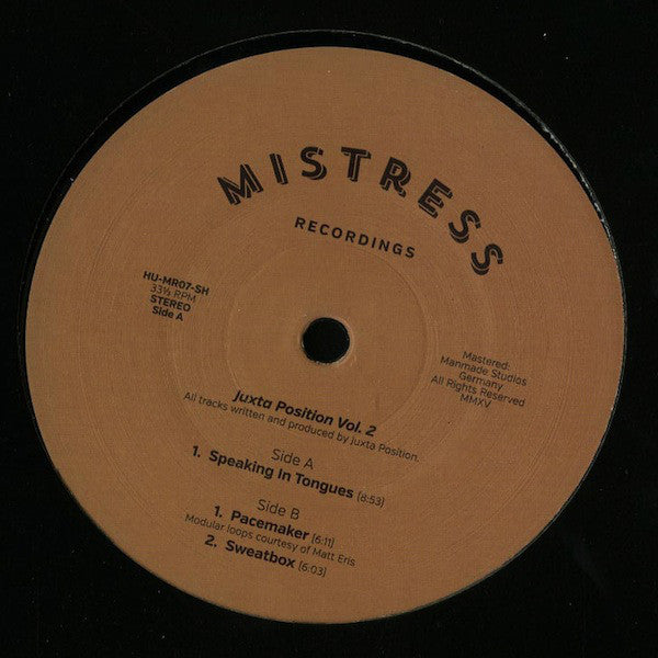 Juxta Position - Vol. 2 - New Vinyl Record 12"