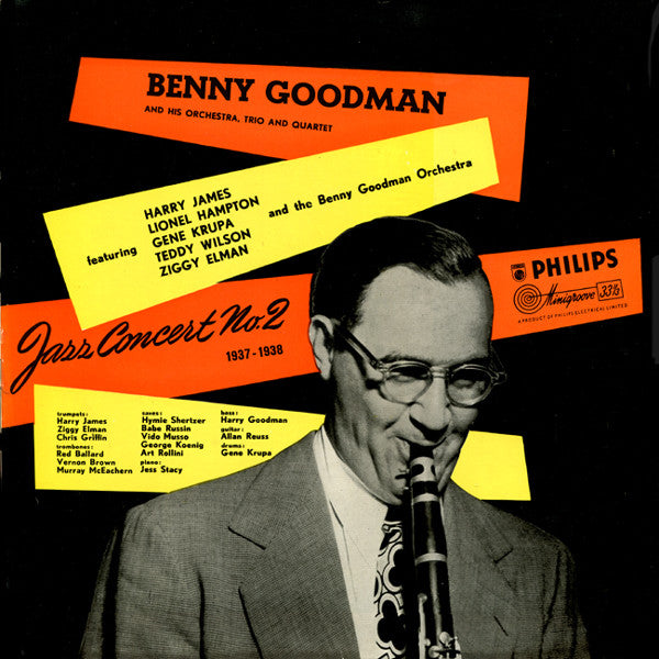Benny Goodman And Hi - Jazz Concert No.2 1937-1938 - Used Vinyl Recor