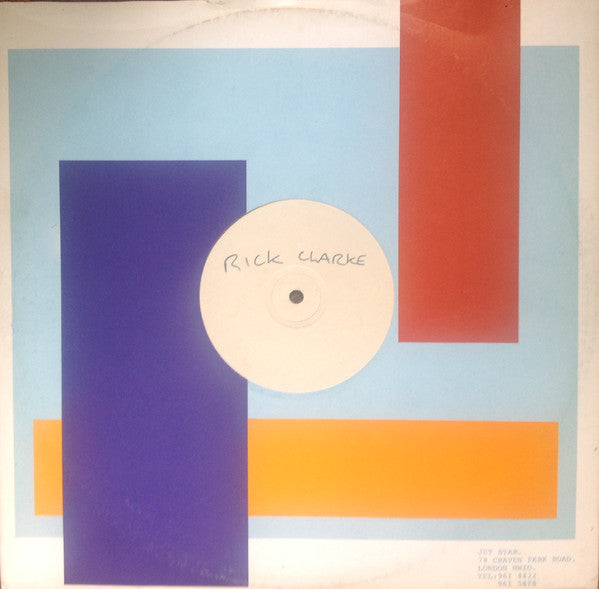 Rick Clarke - Get Busy - Used Vinyl Record 12"
