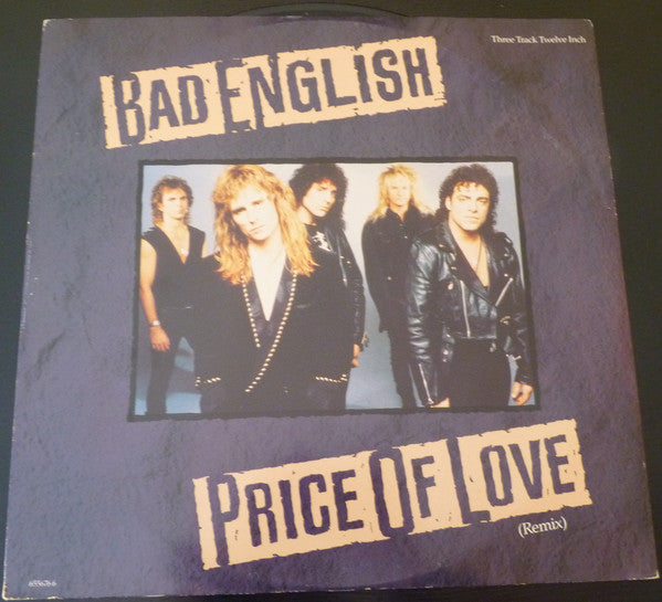 Bad English - Price Of Love (Remix) - Used Vinyl Record 12"
