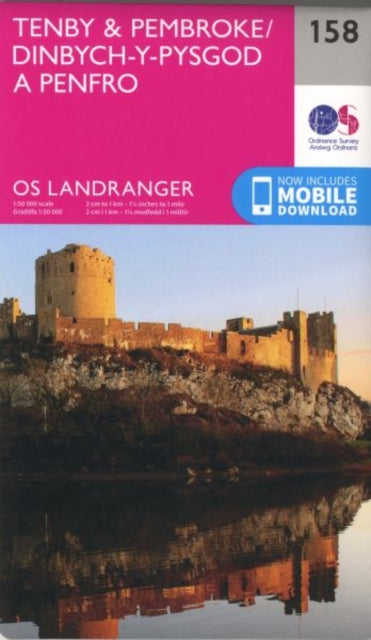 Ordnance Survey - Tenby & Pembroke : 158 - New Sheet map