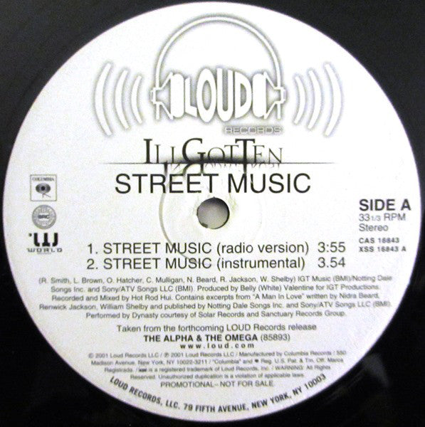 I.G.T. - Street Music - Used Vinyl Record 12"