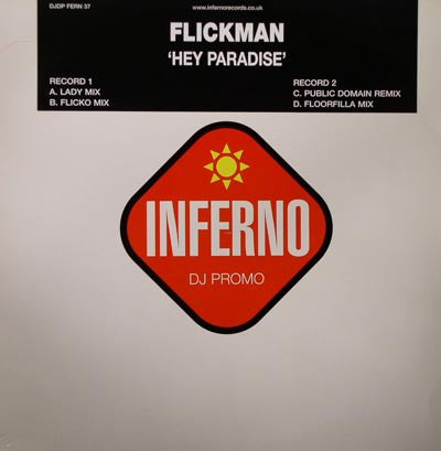 Flickman - Hey Paradise - Used Vinyl Record 12"
