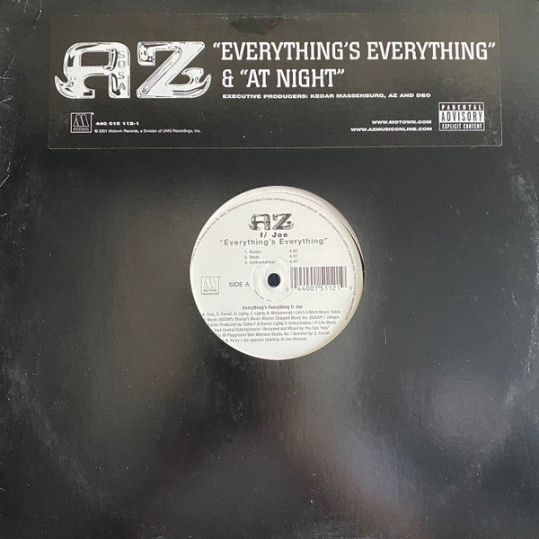 AZ - Everything's Everything - Used Vinyl Record 12"