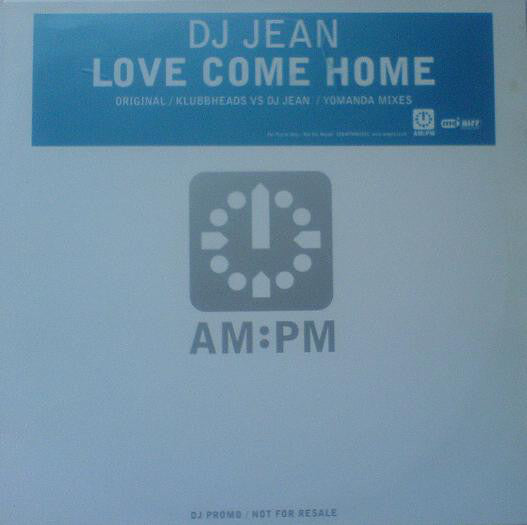 DJ Jean - Love Come Home - Used Vinyl Record 12"