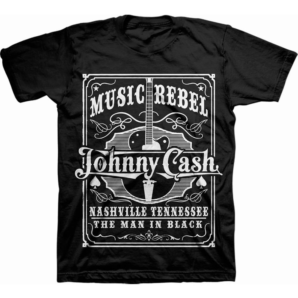 Johnny Cash - tshirt - Unisex - Short Sleeves - Small