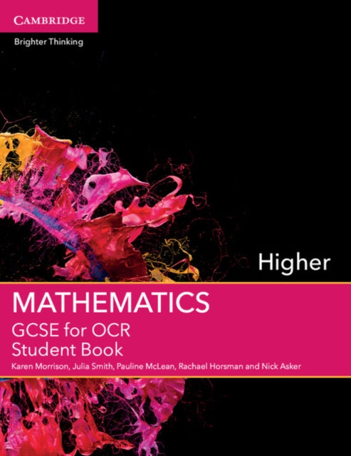 Nick Asker - GCSE Mathematics for OCR Higher Student Book - Paperback