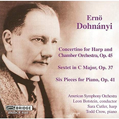 Erno Dohnanyi - Concertino for Harp and Chamb Orch. (Botstein American S