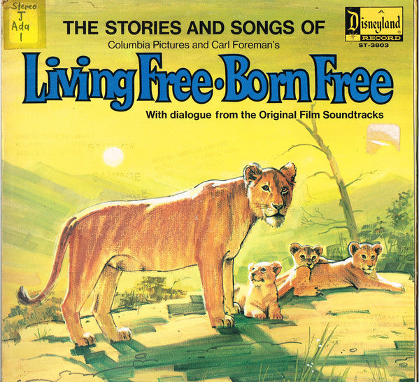 Lois Lane - Story And Songs Of Living Free Born Free - Used Vinyl Re