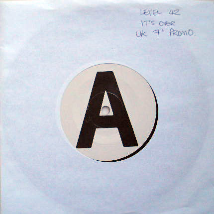 Level 42 - It's Over - Used Vinyl Record 7"