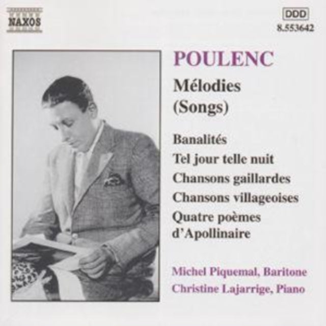 LAJARRIGE:PIQUEMAL - POULENC: MELODIES - CD