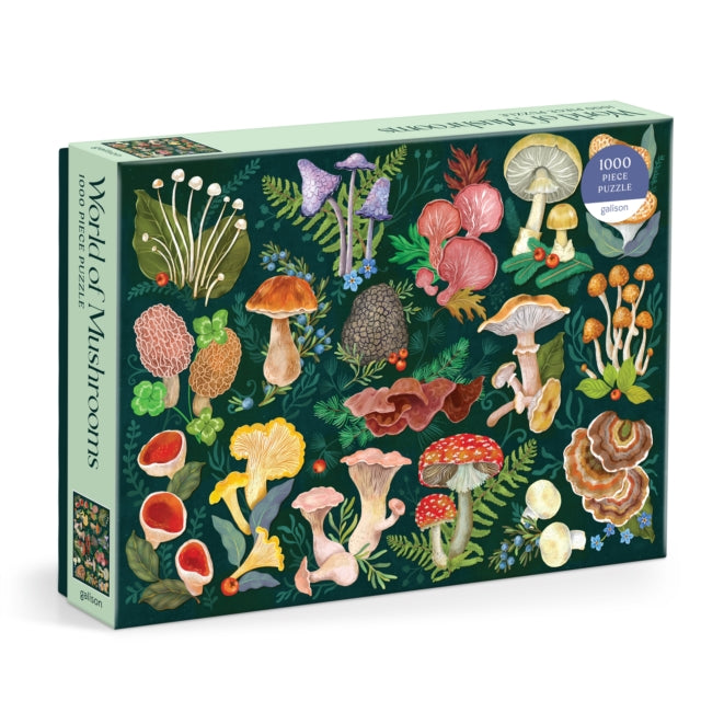 Olga Akbarova - World of Mushrooms 1000 Piece Puzzle - Jigsaw Puzzle