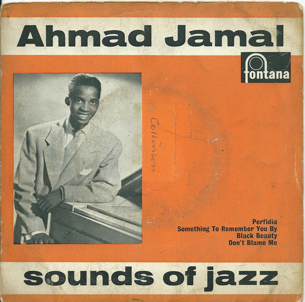 Ahmad Jamal - Sounds Of Jazz - Used Vinyl Record 7"