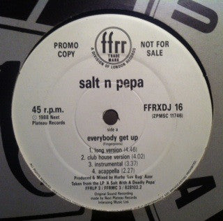 Salt 'N' Pepa - Everybody Get Up / Twist And Shout - Used Vi