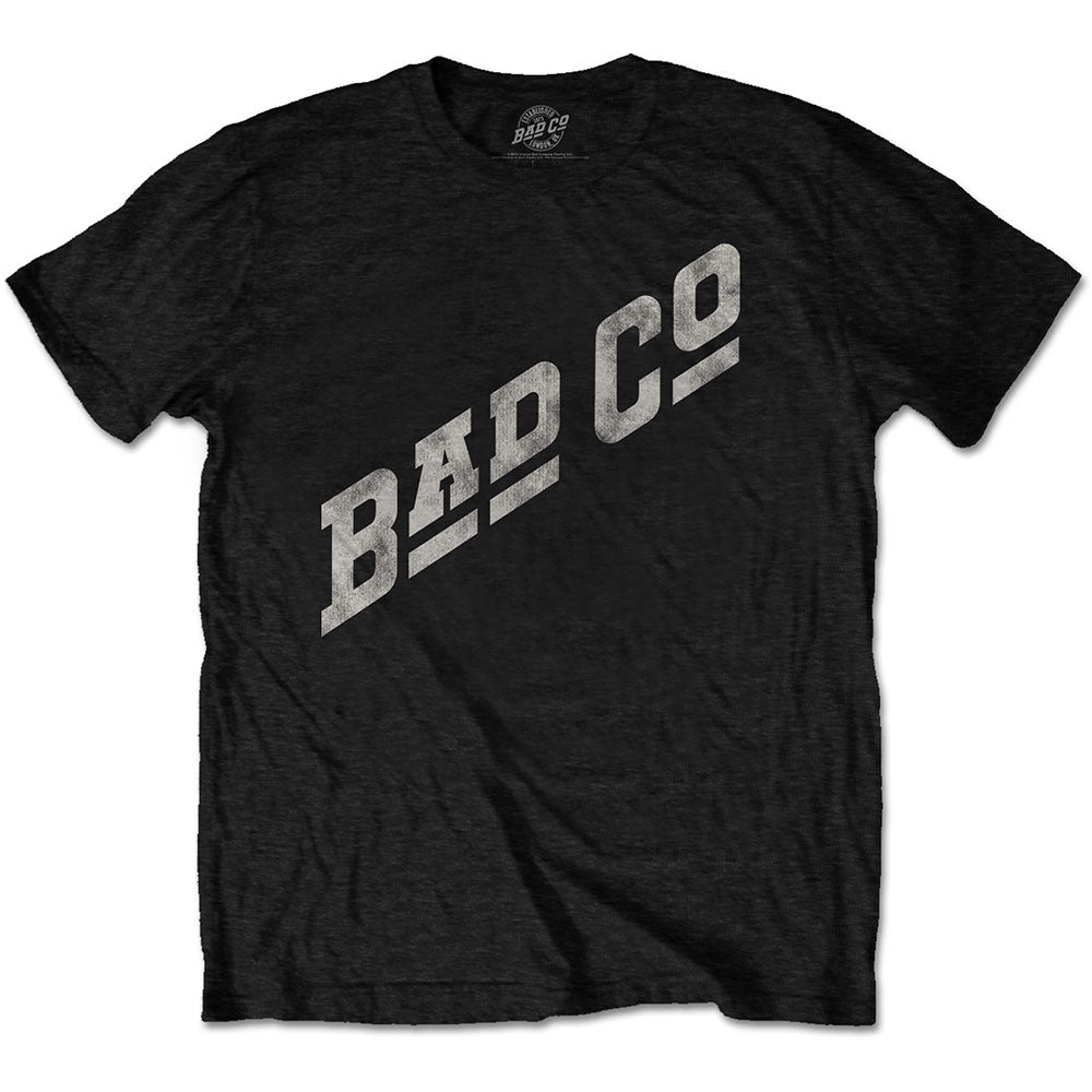 Bad Company - tshirt - Unisex - Short Sleeves - Slant Logo - Medium