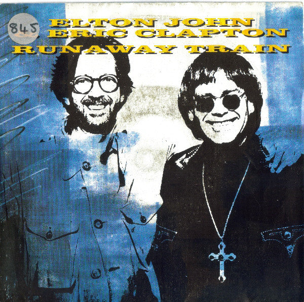 Elton John - Runaway Train - Used Vinyl Record 7"
