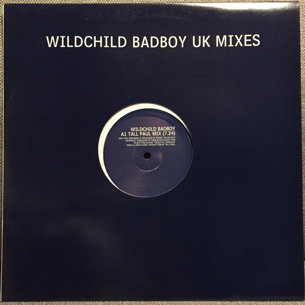Wildchild - Badboy (UK Mixes) - Used Vinyl Record 12"