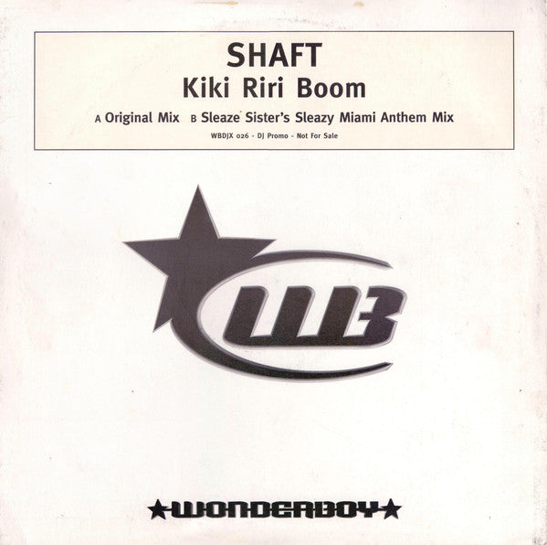 Shaft - Kiki Riri Boom - Used Vinyl Record 12"