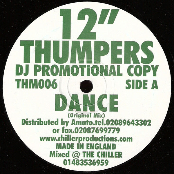 12 Inch Thumpers - Dance - Used Vinyl Record 12"