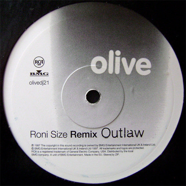 Olive - Outlaw (Roni Size Remix) - Used Vinyl Record 10"