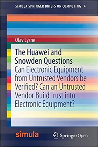 Olav Lysn - Huawei and Snowden Questions Can Electronic Equipment fr