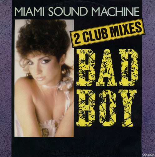 Miami Sound Machine - Bad Boy (Club Mixes) - Used Vinyl Record 12"