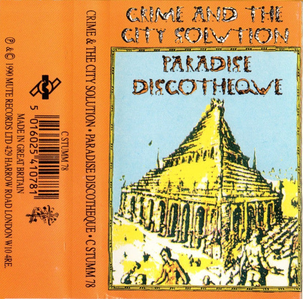 Crime & The City Sol - Paradise Discotheque - Used Cassette