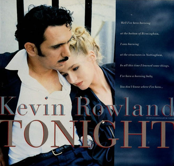 Kevin Rowland - Tonight - Used Vinyl Record 7"