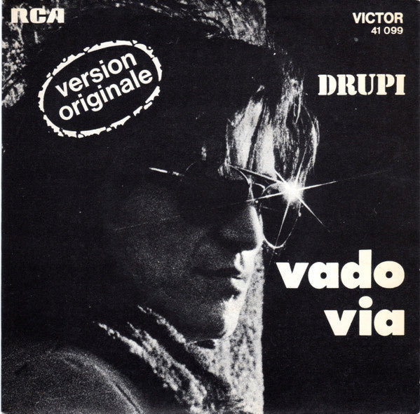 Drupi - Vado Via (Version Originale) - Used Vinyl Record 7"