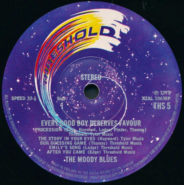Moody Blues - Every Good Boy Deserves Favour - Used Vinyl Record