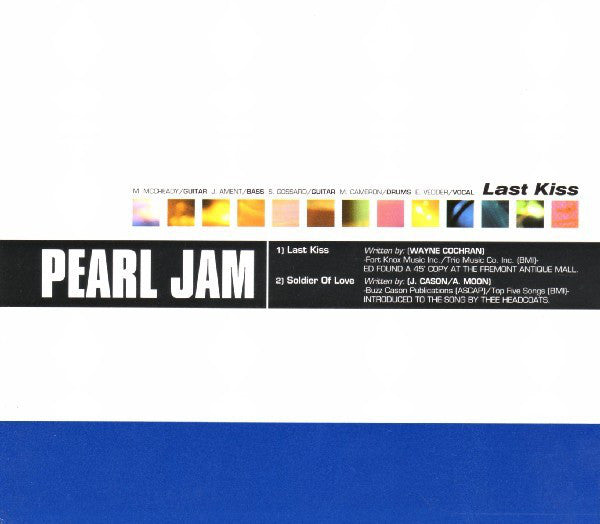 Pearl Jam - Last Kiss - Used CD
