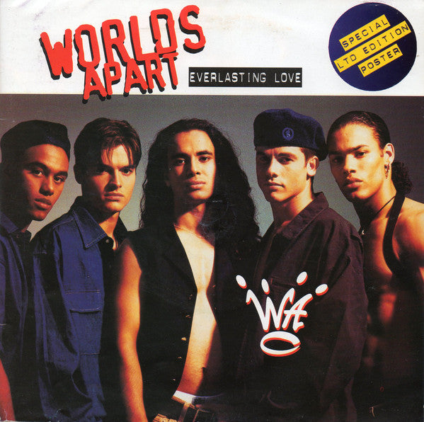 Worlds Apart - Everlasting Love - Used Vinyl Record 7"