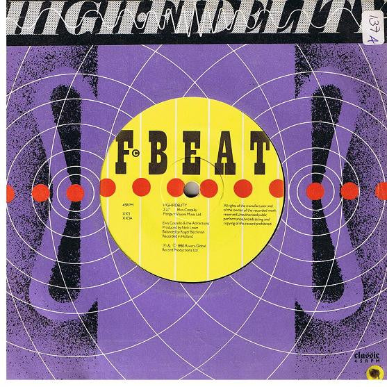 Elvis Costello & The - High Fidelity - Used Vinyl Record 7"