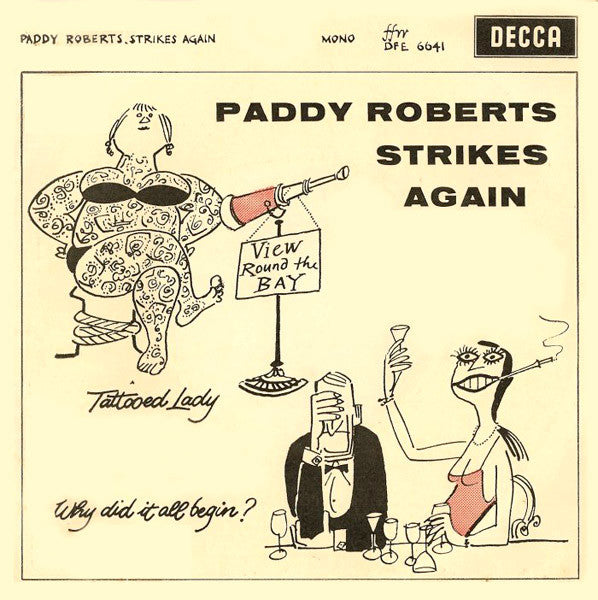Paddy Roberts - Strikes Again - Used Vinyl Record 7"