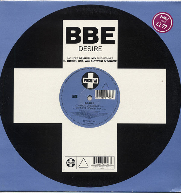 B.B.E. - Desire - Used Vinyl Record 12"