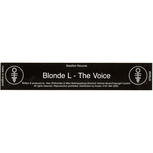 Blonde L - Voice - Used Vinyl Record 12"