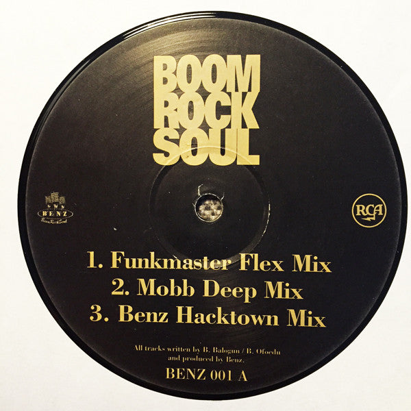 Benz - BoomRockSoul - Used Vinyl Record 12"