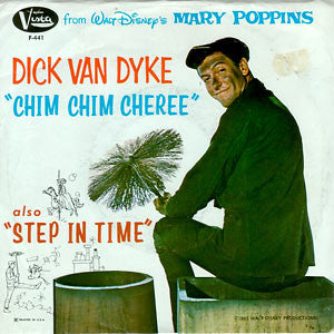 Dick Van Dyke - Chim Chim Cheree - Used Vinyl Record 45 RPM