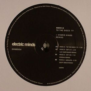 Move D - To The Disco '77 + Hybrid Minds Remixs - Vinyl Record 12"