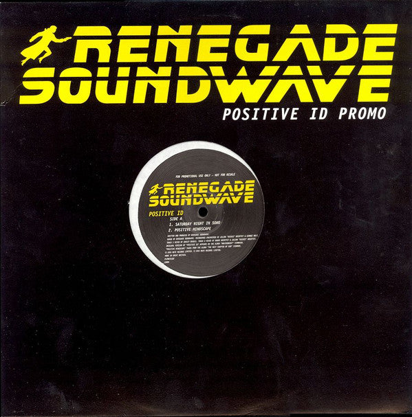Renegade Soundwave - Positive ID - Used Vinyl Record 12"